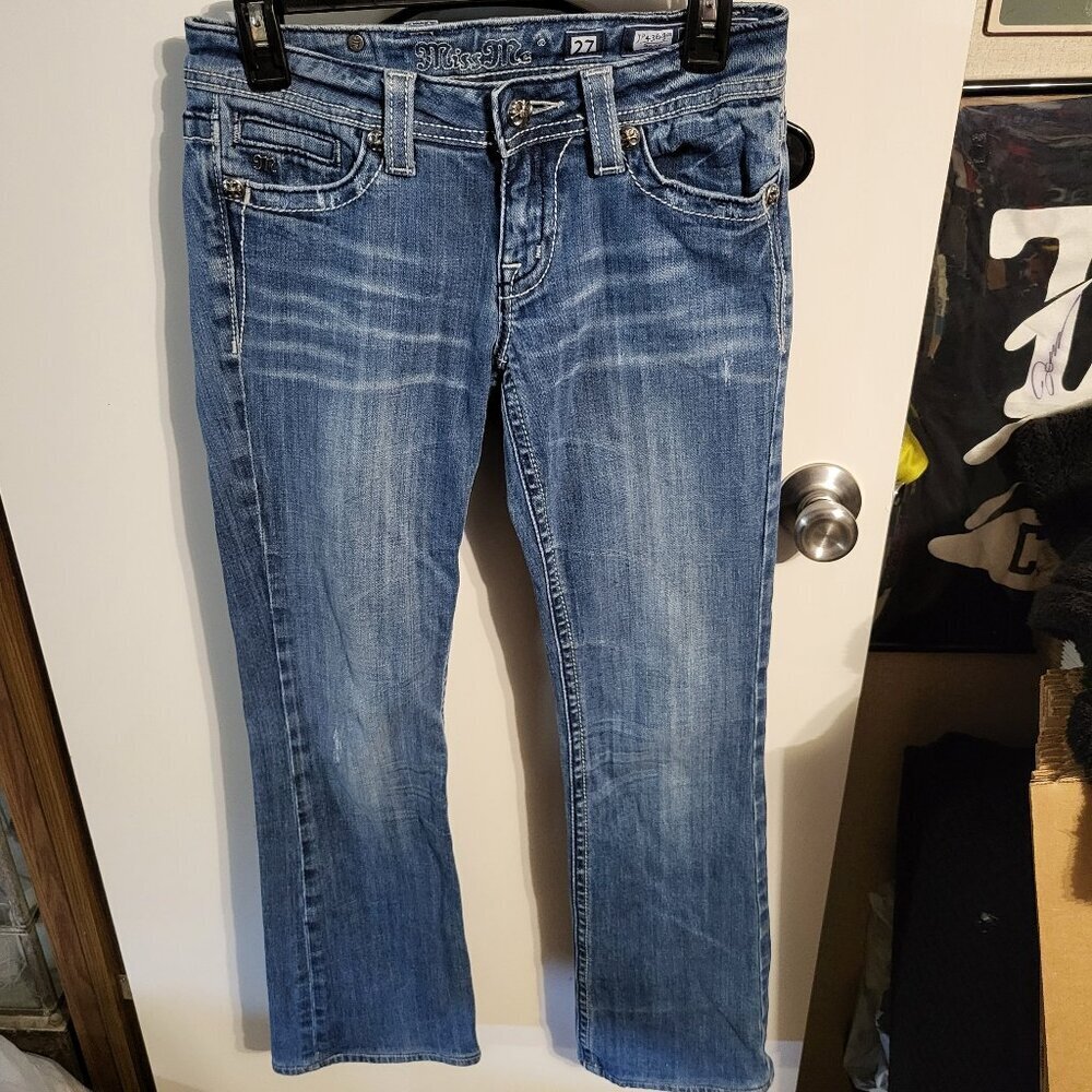 Woman's MISS ME BOOT CUT JEANS SZ 27